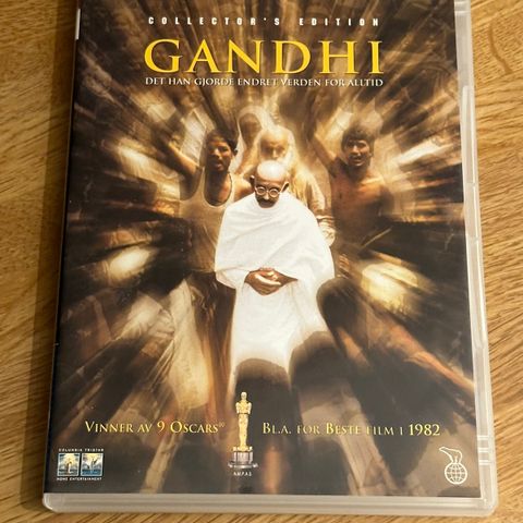 Gandhi (DVD) 1982 / Norsk tekst