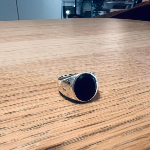 Tom Wood Black Onyx ring