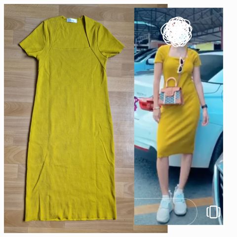 Ubrukt midi dress/sommer dress