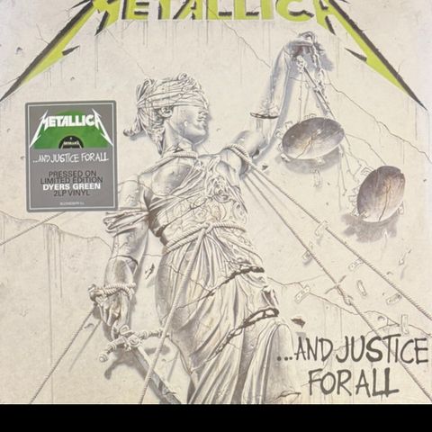 Metallica .... And justice for al.l green vinyl (2024)