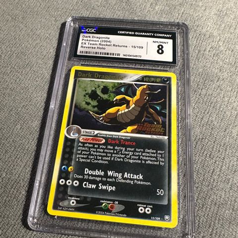 Dark Dragonite NM/Mint Reverse Holo - Pokemon Kort