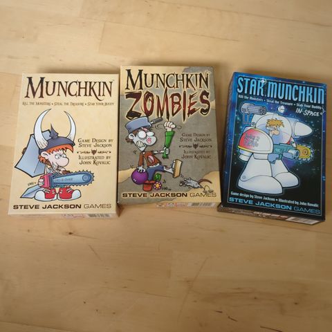 Munchkin, munchkin zombies og star munchkin