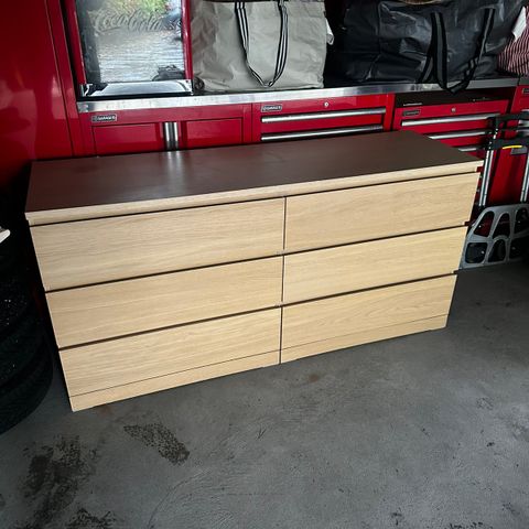 Ikea MALM kommode Eik