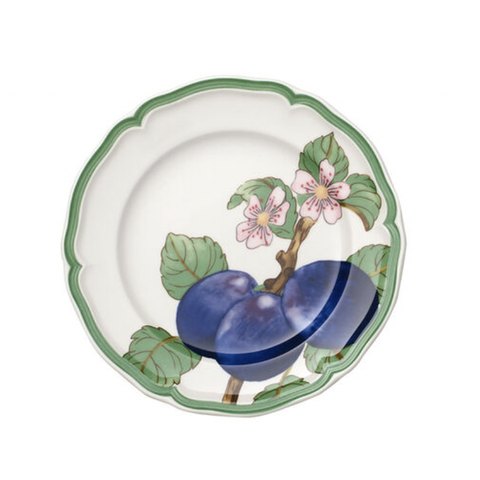 French Garden Modern Fruits breakfast plate Plum Villeroy & Boch