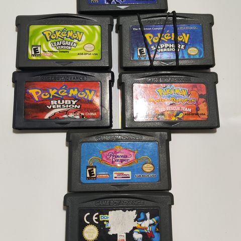 Lot Med Defekte GBA Spill (7 Stk)