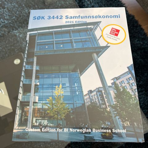 Samfunnsøkonomi (2021) - SØK 3442