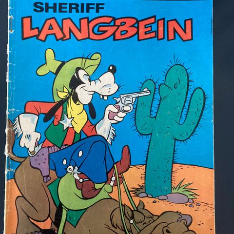 Walt Disney’s Månedshefte nr. 5 fra 1969 «Sheriff Langbein»