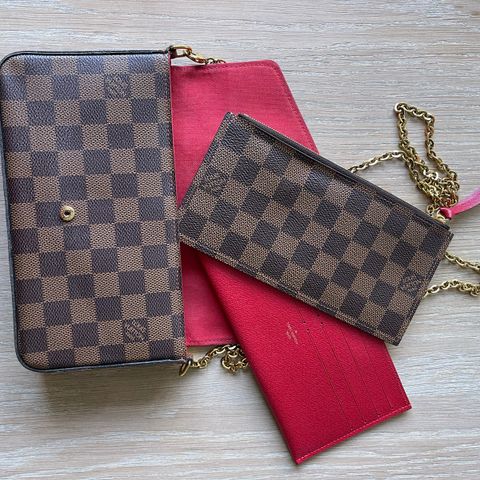 Louis vuitton pochette Felicie damier