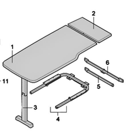 Bordplate m/ileggsplate