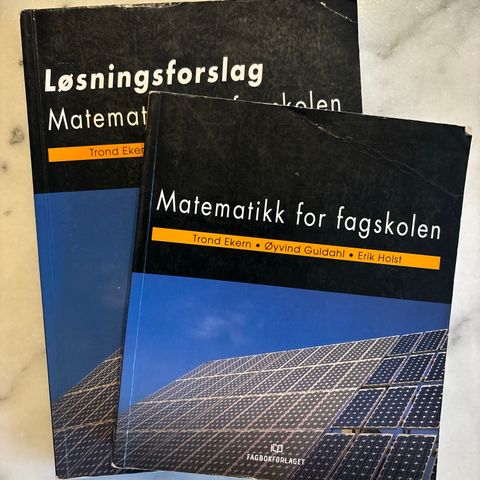 Matematikk for fagskolen, inkl løsningsforslag