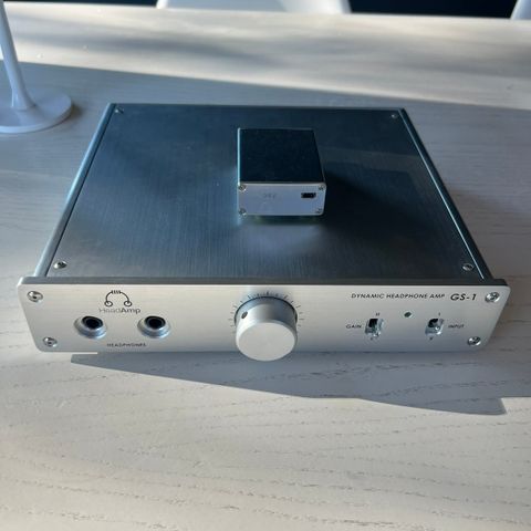 Headmp GS-1+  med USB Dac hodetelefonforsterker perfekt før Sennheiser HD800