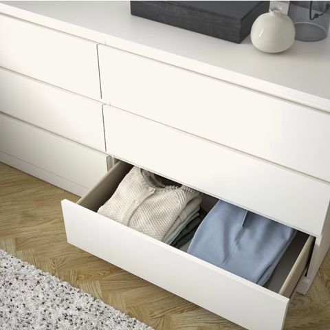 Malm-kommode fra Ikea