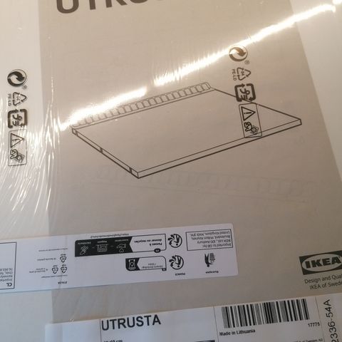 IKEA Utrusta hylleplate uåpnet