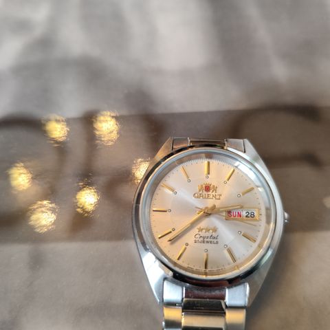 Orient tristar automatic. Som ny selges 37mm