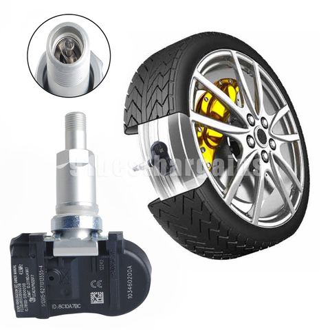 TPMS Dekktrykk sensor 433 MHz Tesla Model 3 Model S & Model X