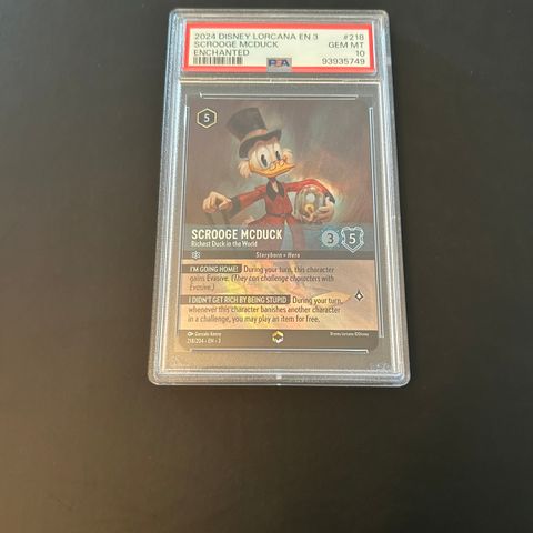 Scrooge mcduck enchanted psa 10