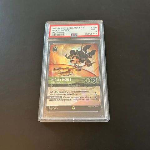 Mickey mouse artful rogue enchanted psa 9