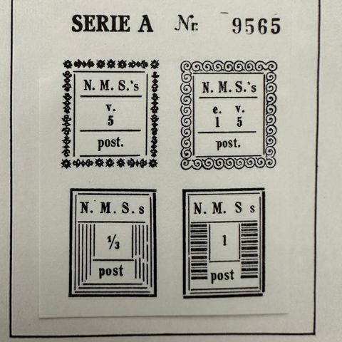 Frimerker fra "norsk" postvesen på Madagaskar 1890-tallet (opptrykk)