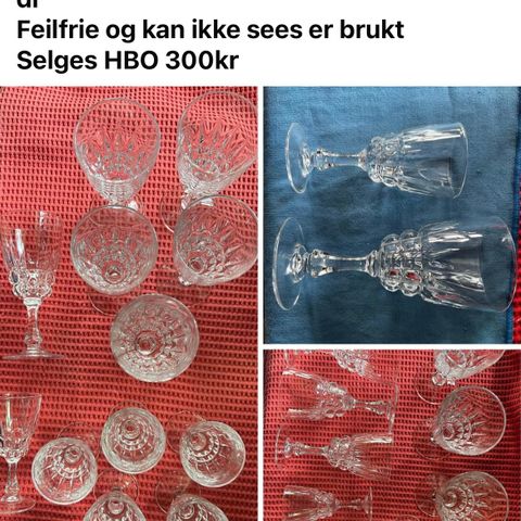 Likør og rødvinsglass