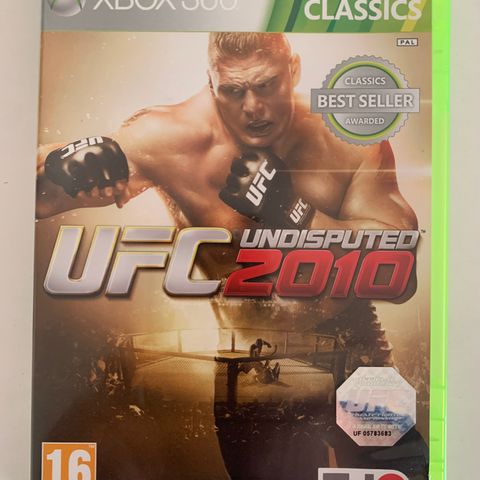 XBOX 360 UFC UNDISPUTED 2010