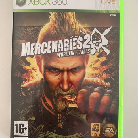 XBOX 360 MERCENARIES 2 WORLD IN FLAMES