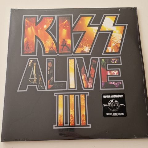 Kiss alive 3 vinyl (2014)