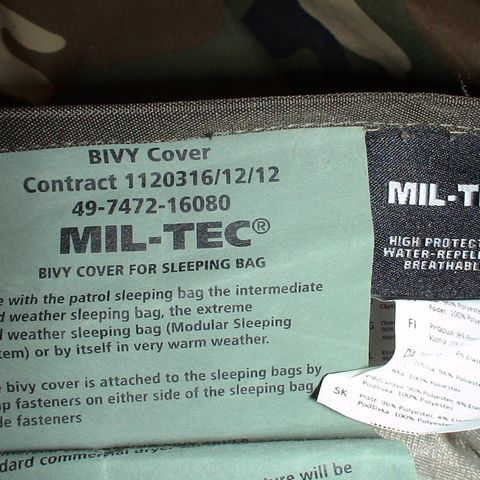 Mil tek Bivy