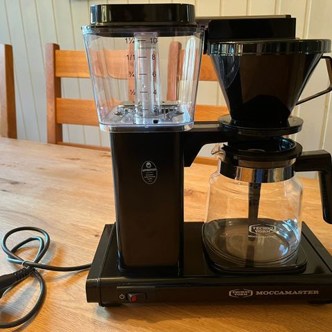 Kaffetrakter Moccamaster 1,25 ltr auto-off