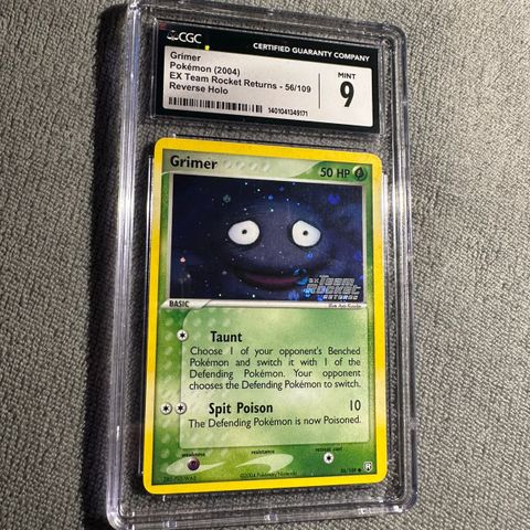 Grimer - MINT Reverse Holo - Pokemon Kort