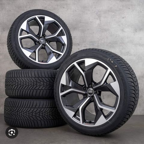 Orginal 21" Audi Sport 5-y-eiket rotordesign til salgs!