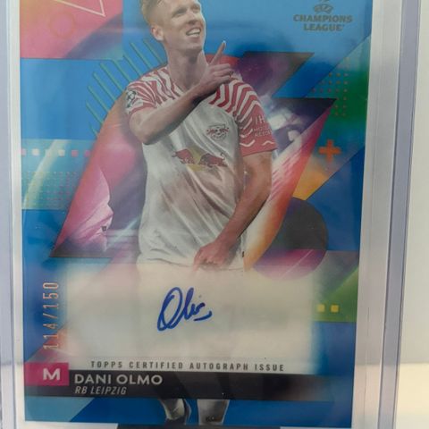 Dani Olmo Autograf Fotballkort /150