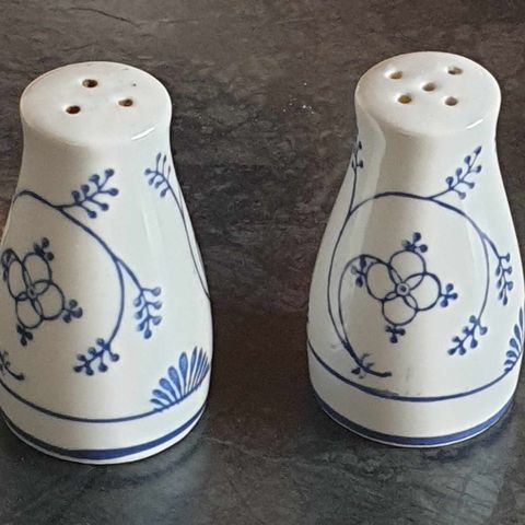 Stråmønster, salt og pepper bøsser