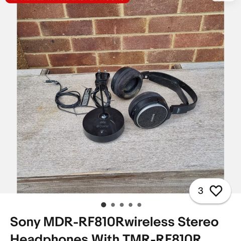 Sony trådløse hodetelefoner  TMR-RF810r