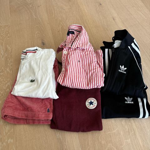 Klespakke gutt 4 år - Ralph Lauren, Tommy Hilfiger, Converse, Lacoste, Adidas