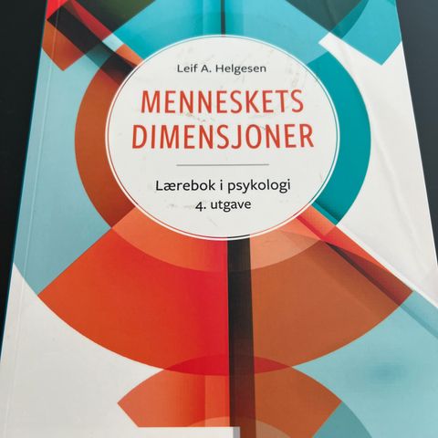 Menneskets dimensjoner, Lærebok i psykologi