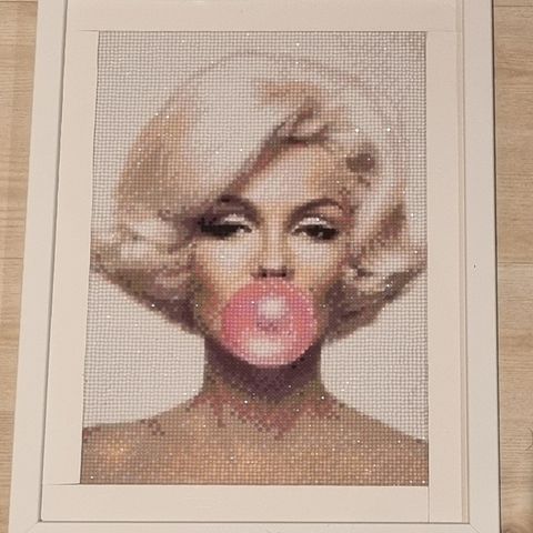 Marilyn Monroe diamondpainting/ perlebilde