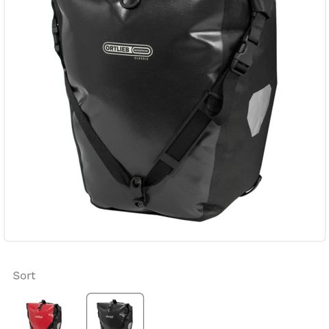 Ortlieb 20 l vanntett sykkelveske