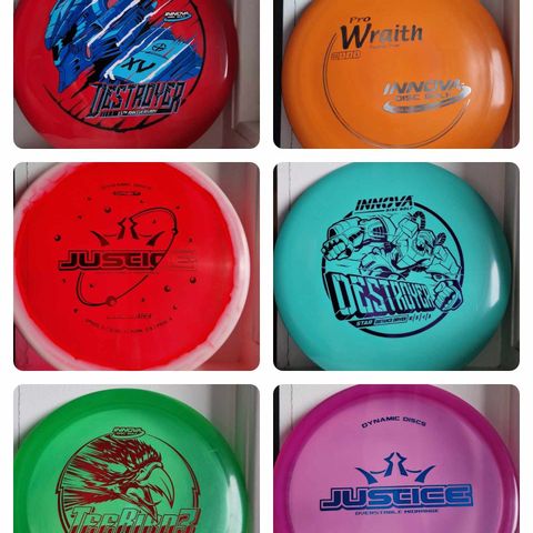 Discgolf / Frisbeegolf discer til salgs