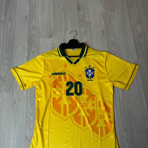 Retro Brasil 1994-drakt (20, Ronaldo) XL(L)