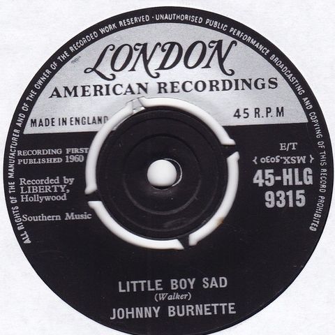 Johnny Burnette-Liitle boy sad