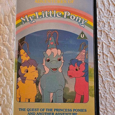 The New Adventures of My Little Pony VHS fra 1987