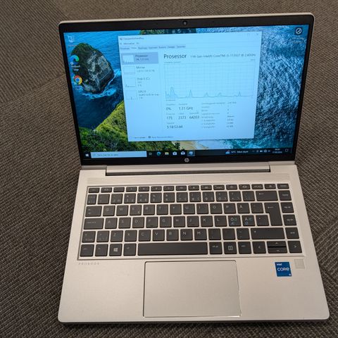 HP ProBook 440 G8 - Core i5 11.gen, 16GB ram, 256GB SSD, 1080p skjerm.