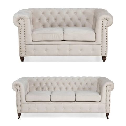 Deluxe Chester Sofaer set