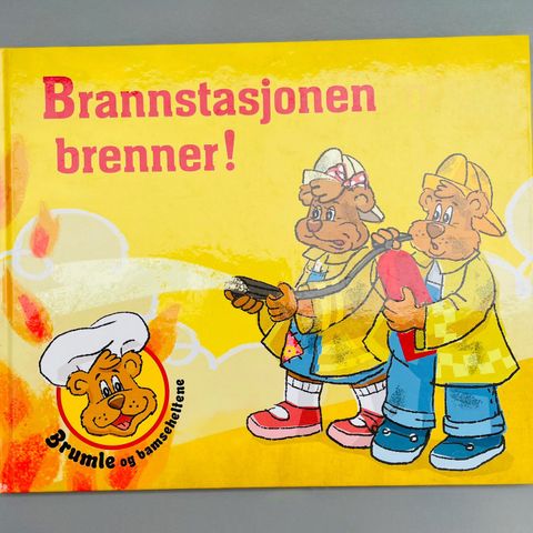 Brumle og bamseheltene - Brannstasjonen brenner - Kongeparken bok til barn