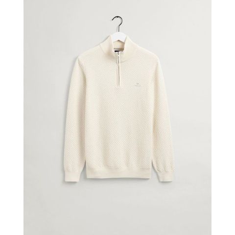 Gant Textured Cotton Half-Zip