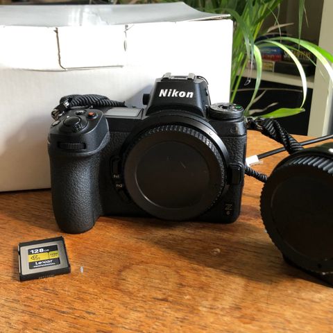 Nikon Z6 + FTZ adapter + 128 gb CF kort