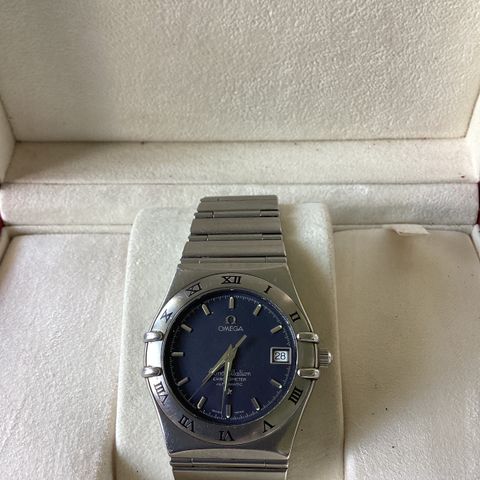 Omega Constellation i original eske