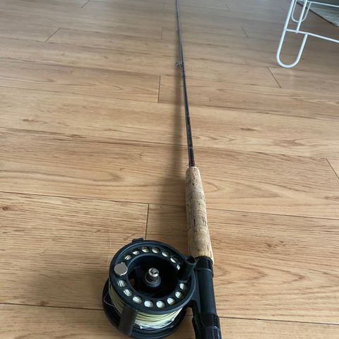 Abu 9ft#5/6 fluestang med vision ultralite snelle