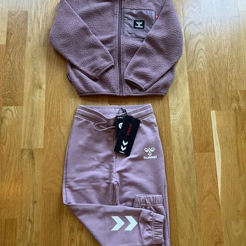 Hummel fleece jakke + joggebukse