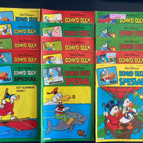 Donald Duck Spesial fra 1976-1980